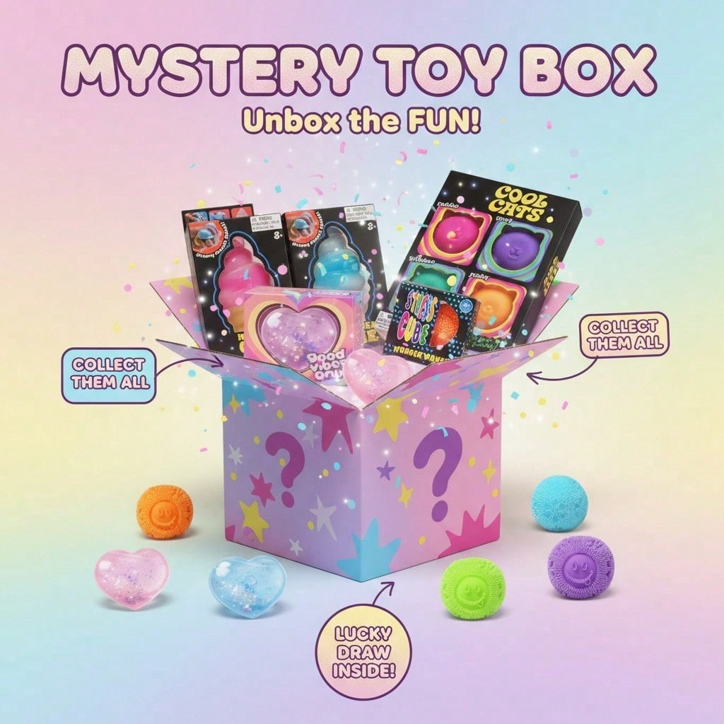 กล่องสุ่มของเล่นบีบสัมผัส 100+ - Party Games Crazy บทวิจารณ์และราคา