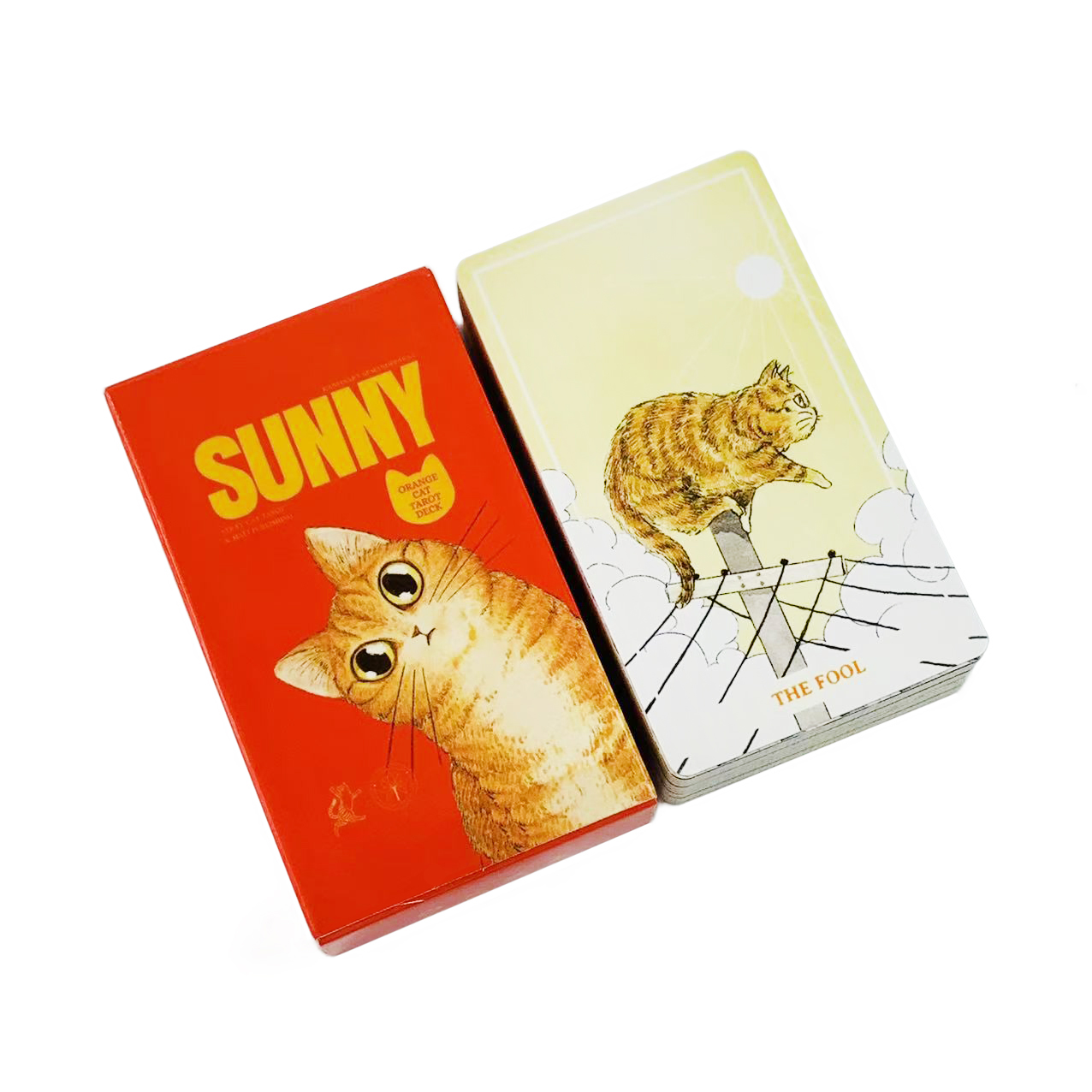 Sunny Orange Cat Tarot Deck 78 - Party Games Sunny บทวิจารณ์และราคา