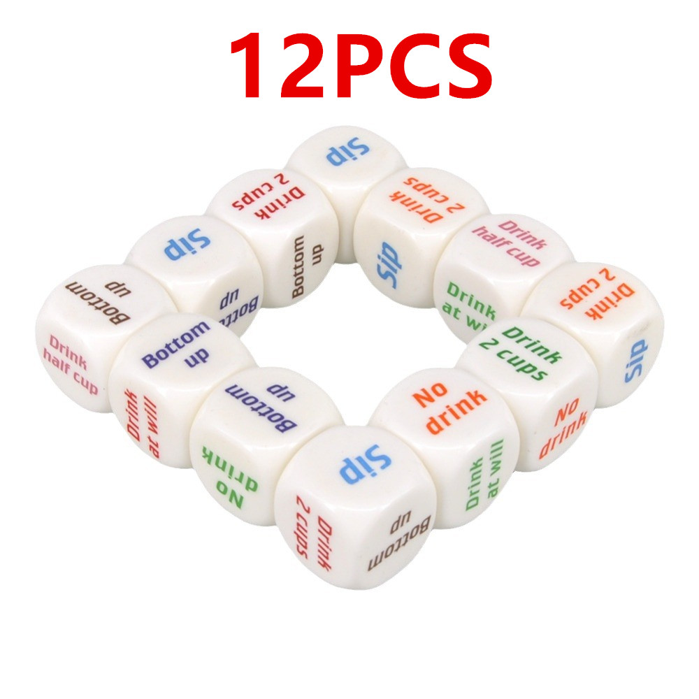 ลูกเต๋าดื่ม 12 ชิ้น เกมตัดสินใ - Party Games Bachelorette บทวิจารณ์และราคา